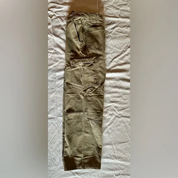 Prana Cargo Pants, Size 30, Tan Color, 2 Thigh Pockets - Picture 3 of 9